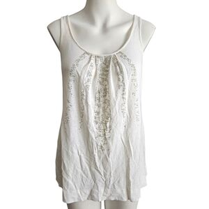 Eileen Fisher 100% Linen‎ Tank Top Sz Small